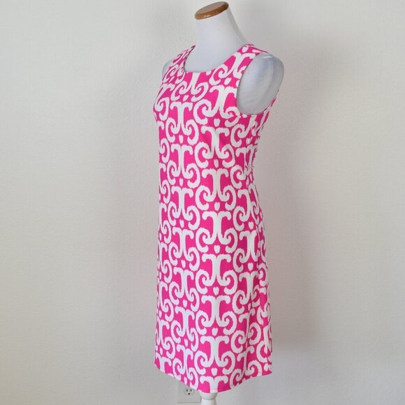 Jude Connally Beth Printed Shift Dress - M - Picture 4 of 8